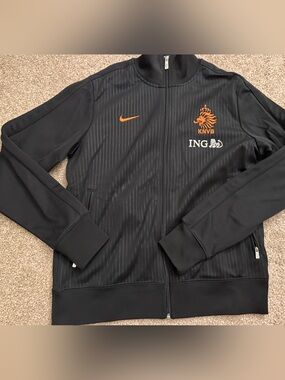Nike n98 Netherlands soccer jacket black